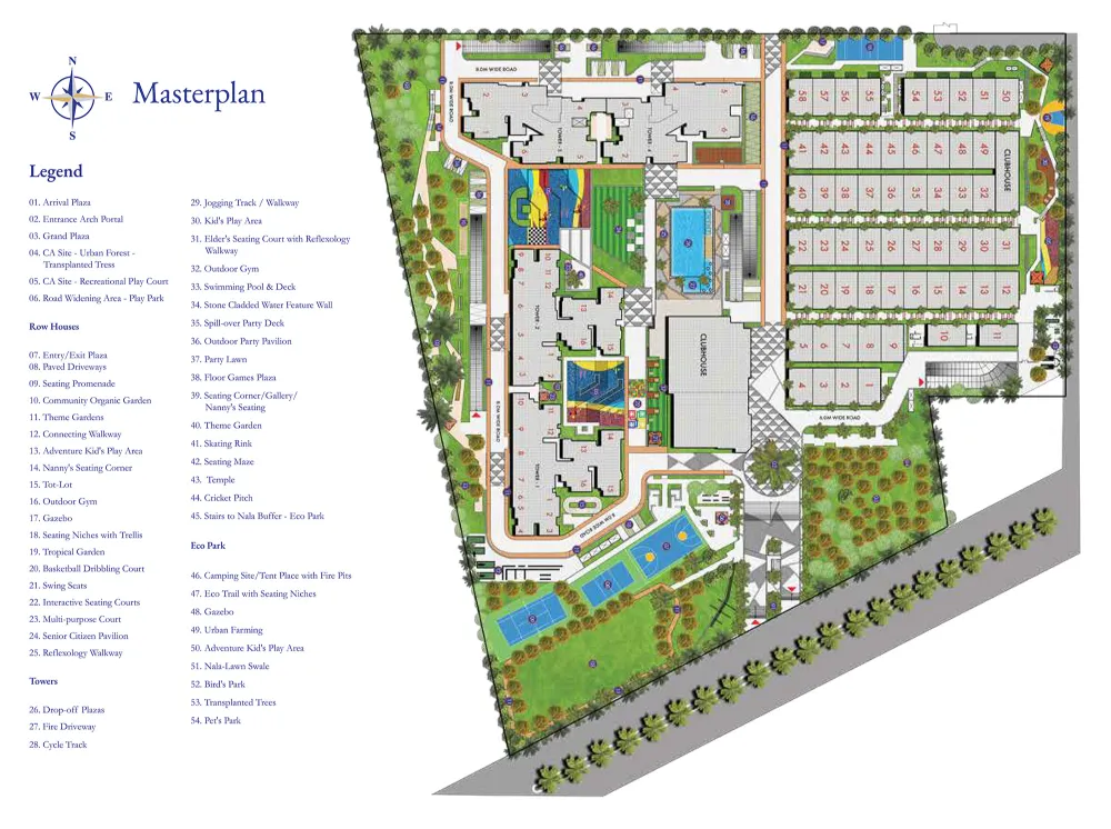 Sattva Songbird Phase 2 Master Plan Layout – Budigere Cross